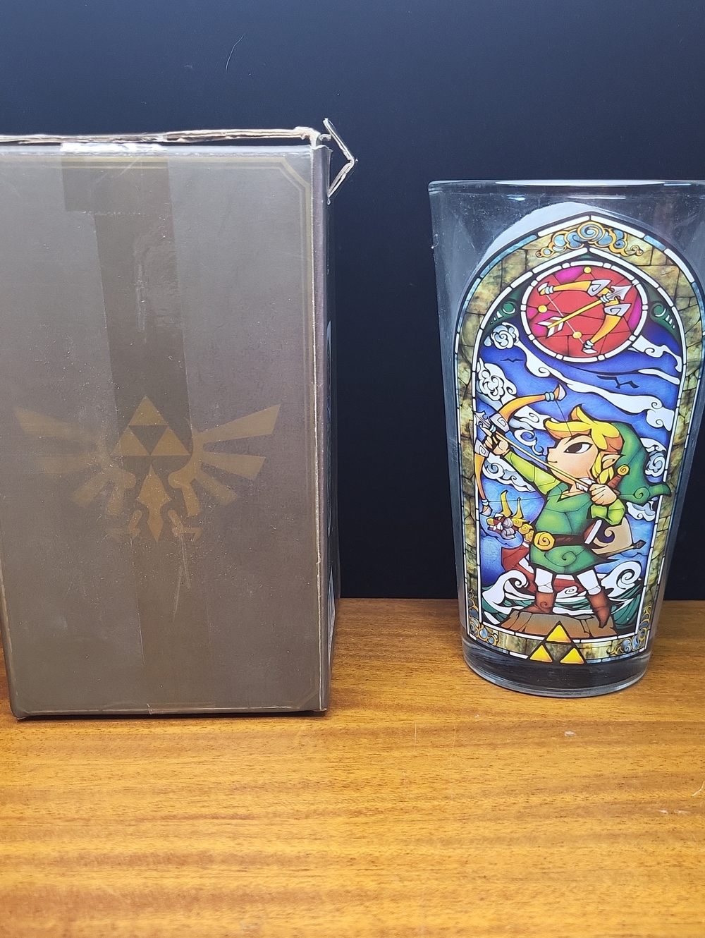 Nintendo The Legend of Zelda Stained-Glass Pint Glass